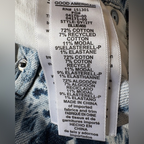 Good American Vintage Shibori Tie Dye Jeans - Picture 6 of 16